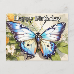 Creatieve Vlinderillustratie Feestdagenkaart