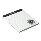 Creatieve Voetbal Gift Ideeën Notitieblok (Schuin)