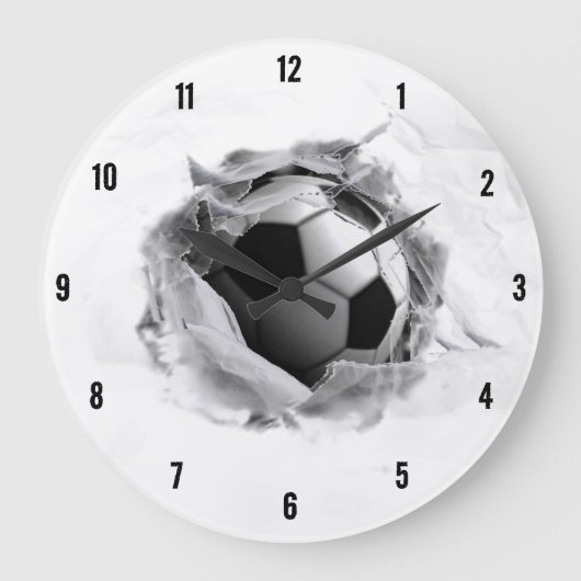 Creatieve Voetbal Grote Klok (Voorkant)
