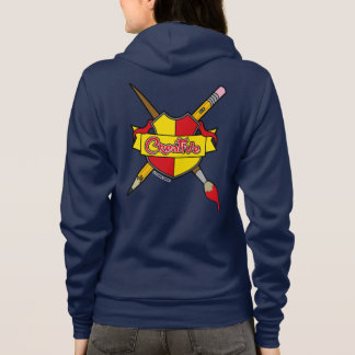Creatieve Wapenrust Schrappball Grafische Rits Hoo Hoodie