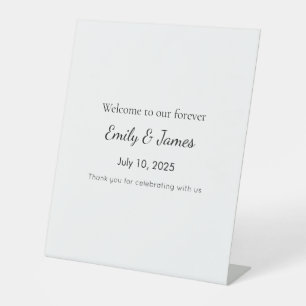 Creatieve Welkomstbord voor Baby Shower – Grappige Reclamebord Met Voetstuk