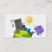 Creatieve wereld visitekaartje (Achterkant)