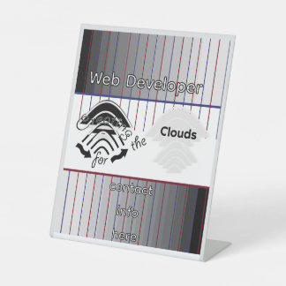 Creating Pedestal Sign Reclamebord Met Voetstuk