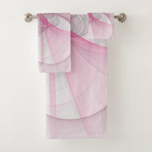 Création Abstraite Moderne Rose Gris