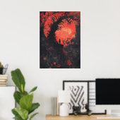 Création Artistique d'Enfant - Forme d'un Affiche (Bureau à domicile)