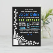 CREATION Bar Bat Mitzvah Uitnodiging (Staand voorkant)