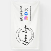 Création de bannière de logo personnalisé pour le (Vertical)