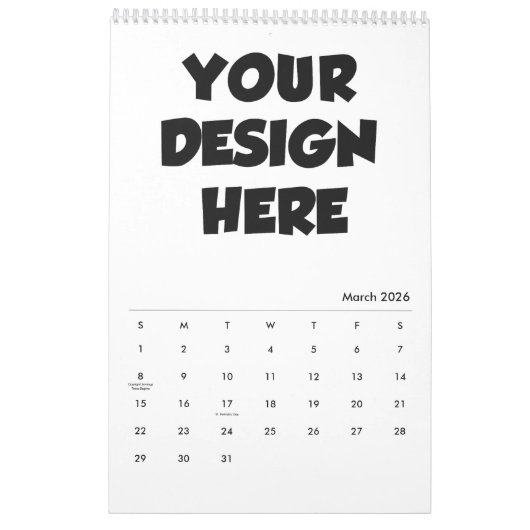 Création de calendrier libre Créer un calendrier p (Mar 2026)