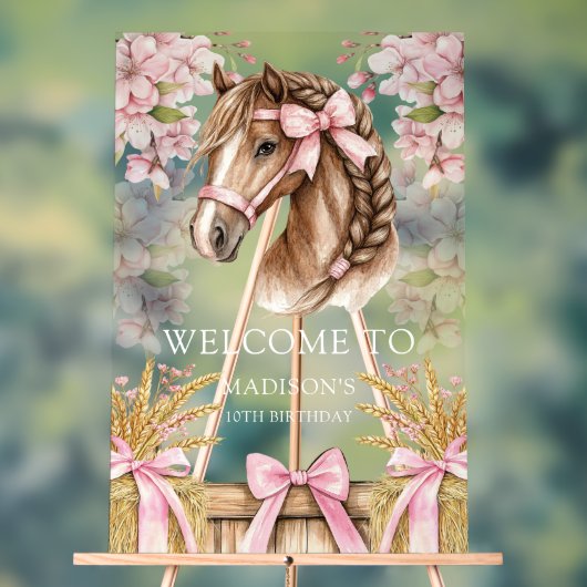 Création de cheval romantique avec fleurs de ceris (Neutre)