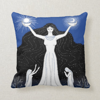 Création de coussin de Sun et de lune