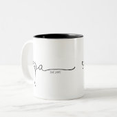 Création De L'Opa | Grandpa Cadeau Mug à café à de (Devant gauche)
