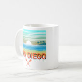 Création de San Diego - Mug Classique (Devant gauche)