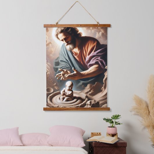 Création Divine Tapisserie murale en bois (Chambre à coucher)