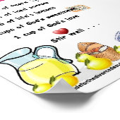 création d'une affiche poétique à la limonade (Coin)