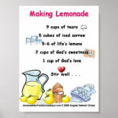 création d'une affiche poétique à la limonade (Devant)