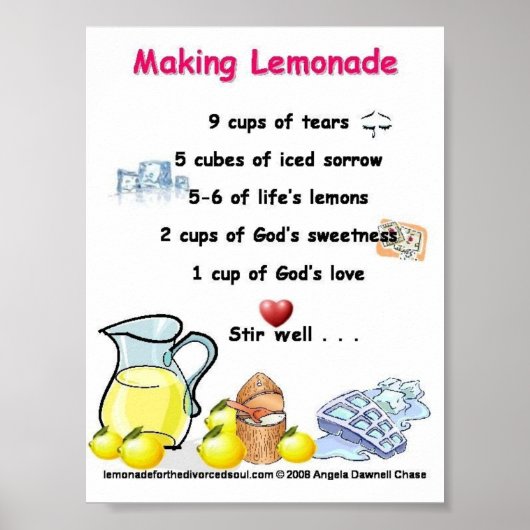 création d'une affiche poétique à la limonade (Devant)