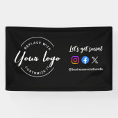 Création d'une bannière avec un logo personnalisé (Horizontal)