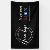 Création d'une bannière avec un logo personnalisé (Vertical)