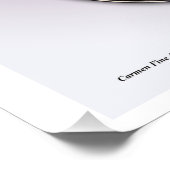 "Création Essentialiste". Poster brillant (Coin)