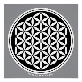 Creation Harmony – Sacred Geometry Symbol Perfect Poster