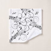 Création musicale de section corne (Gant de toilette)