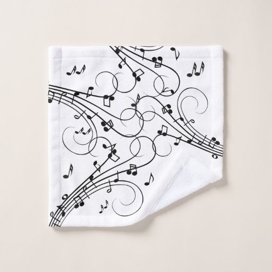 Création musicale de section corne (Gant de toilette)