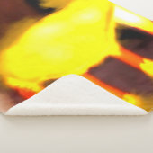 Creation of the dragon cat sherpa deken (3/4)