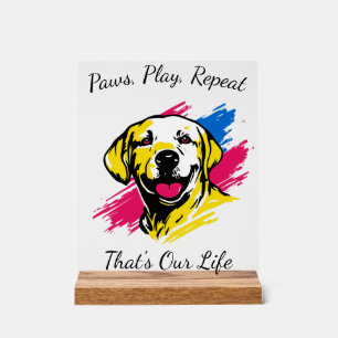 Création personnalisable de Labrador en Pop Art