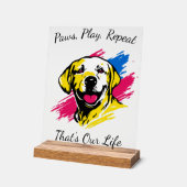 Création personnalisable de Labrador en Pop Art (Angle)