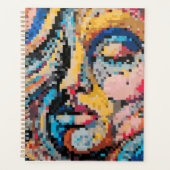 Création pixelisée multicolore (Devant)