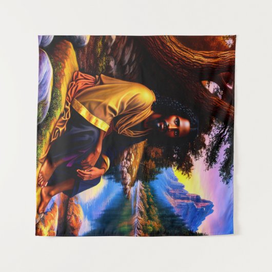 "Création" Tapisserie d'art chrétien (Devant (Horizontal))