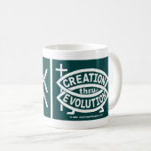 CRÉATION THR Ugh EVOLUTION Café Mug (Devant droit)