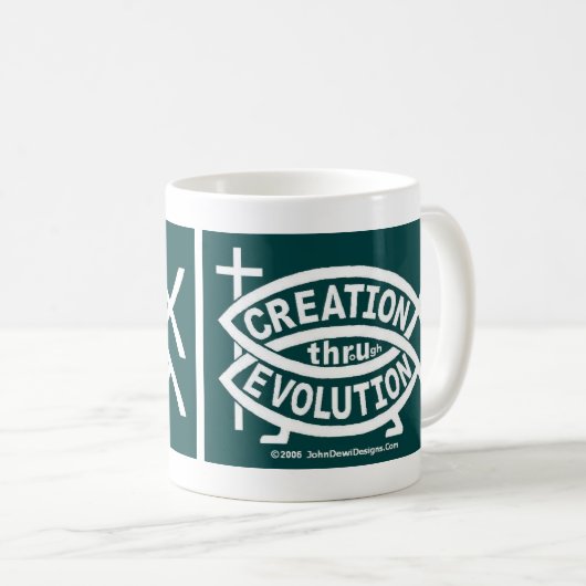 CRÉATION THR Ugh EVOLUTION Café Mug (Devant droit)