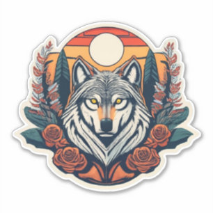 Créations inspirées par le Loup magique Sticker