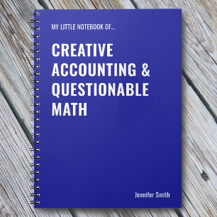 Creative Accounting & twijfelachtige Wiskunde Noti Notitieboek