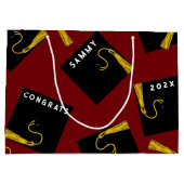 Creative Afstuderen 2025 Grote Geschenktas Groot Cadeauzakje (Achterkant)