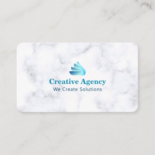 Creative Agency Digital Marketing Visitekaartje (Voorkant)