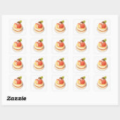 Creative Anime-Sticker Vierkante Sticker (Vel)