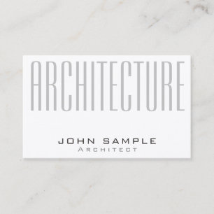 Creative Architecture Professional Luxury Silk Visitekaartje