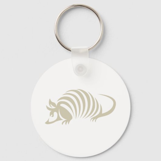 Creative Armadillo Illustratie Sleutelhanger (Voorkant)