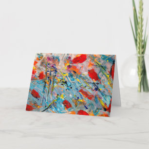 Creative Artist Painter Abstracte Thinker Birthday Kaart