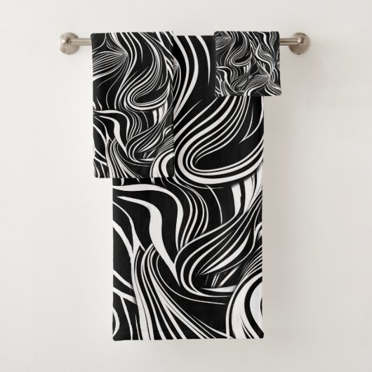 Creative Black and White Seamless Abstraction (En situation)