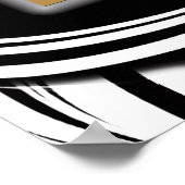 Creative Black and White Seamless Abstracts Poster (Hoek)