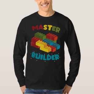 Creative Blocks Building Toys, Master Builder T-shirt