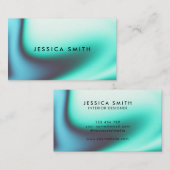 Creative Blue Colorful Unique Modern Visitekaartje (Voorkant / Achterkant)