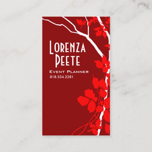 Creative Branches (Event Planner) Visitekaartje (Voorkant)