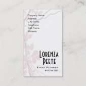 Creative Branches (Event Planner) Visitekaartje (Achterkant)