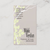 Creative Branches (Mode Stylist) Visitekaartje (Achterkant)