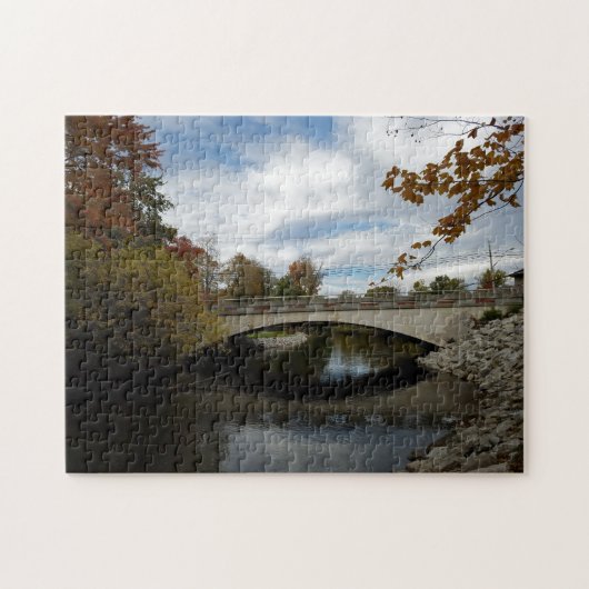 Creative bridge water sky foto puzzel puzzel (Horizontaal)