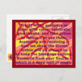 Creative Briefkaart 3 Trust Magic Well Source inge (Voorkant / Achterkant)